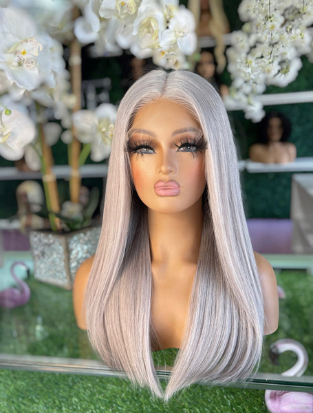 <BR>"STORM" <BR>  14" STRAIGHT WIG 5X5 CLOSURE