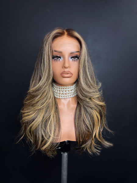 20" CICI WIG <BR> 5X5 HD CLOSURE