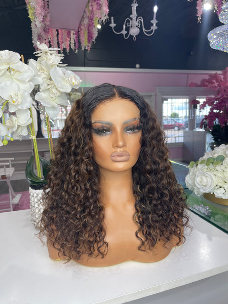 Custom Color Deep Wave 16" <br> HD 5x5 Lace