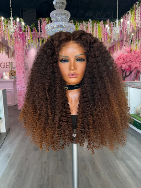 KENYA <Br> 5x5 HD LACE <BR> 24" Kinky Curly