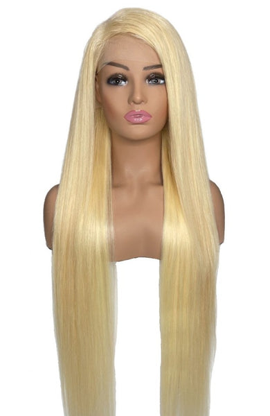 22-30" Blonde Straight Frontal Wigs <BR> Show Stopper Collection <BR> 350% Density