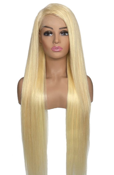 16-20" Blonde Straight Frontal Wig <BR> HighLife Honey Collection <BR> 250% Density