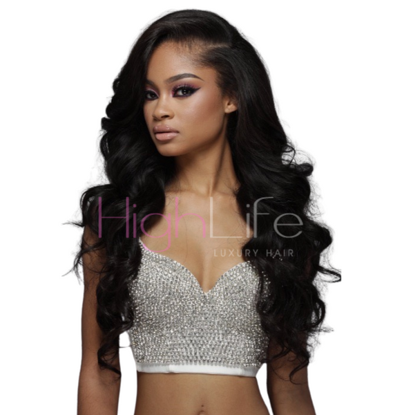 Raw Asian Body Wave <BR> 3 Bundles & Frontal Deal