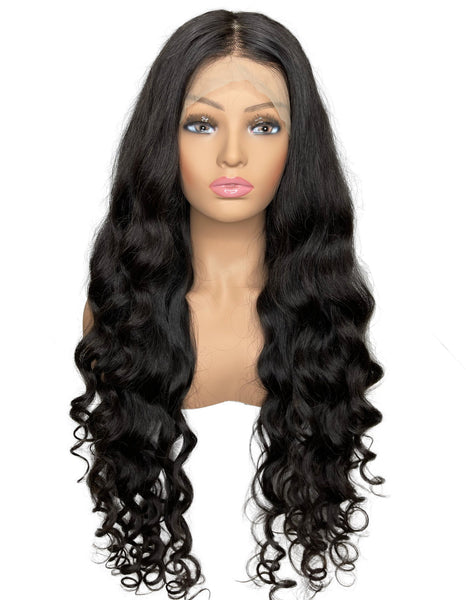 Body Wave Frontal Wig  26-30In  <BR> Celebrity Collection <BR> 450% Density