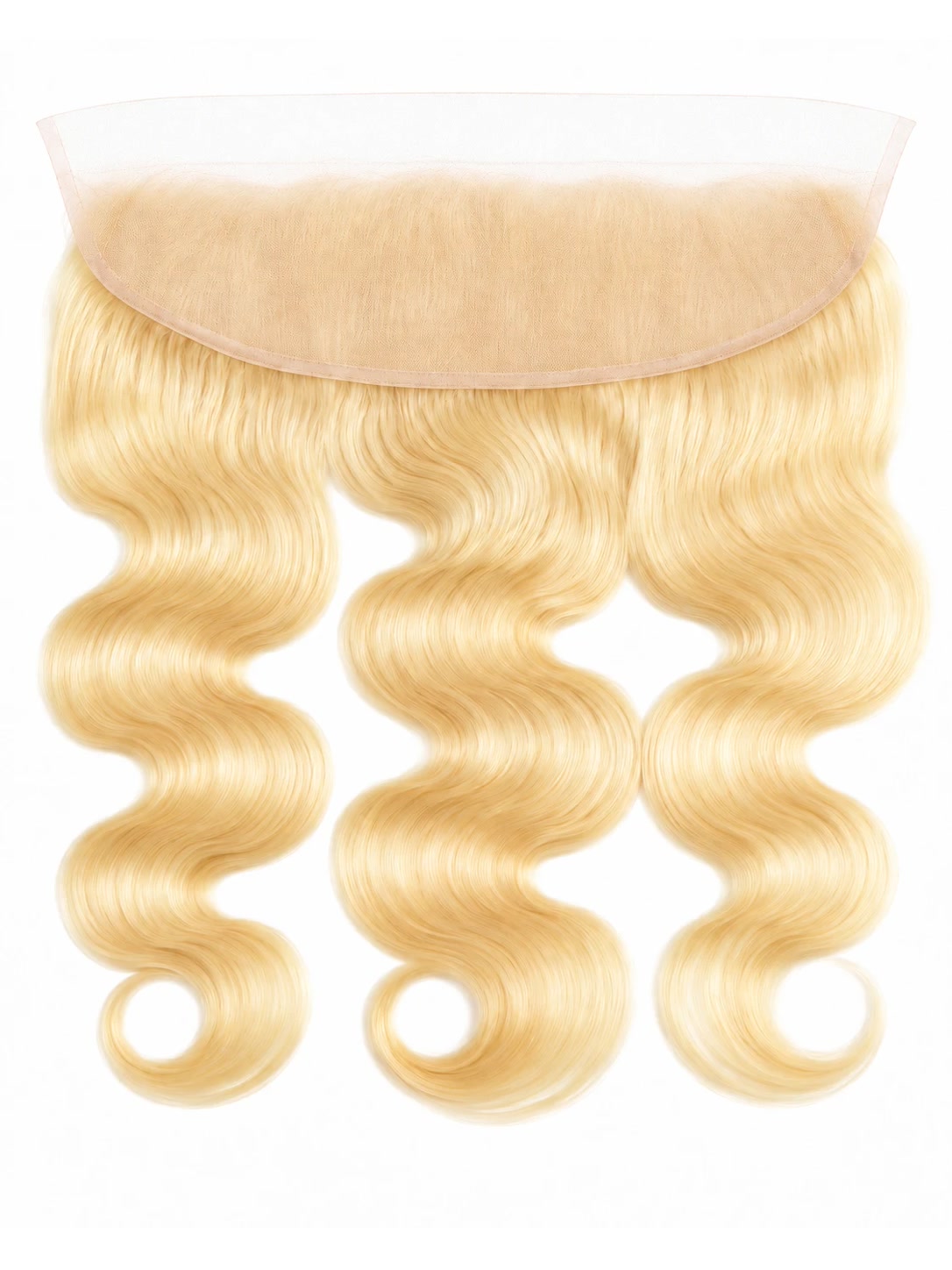 13x4 Blonde Body Wave Frontals — lace view