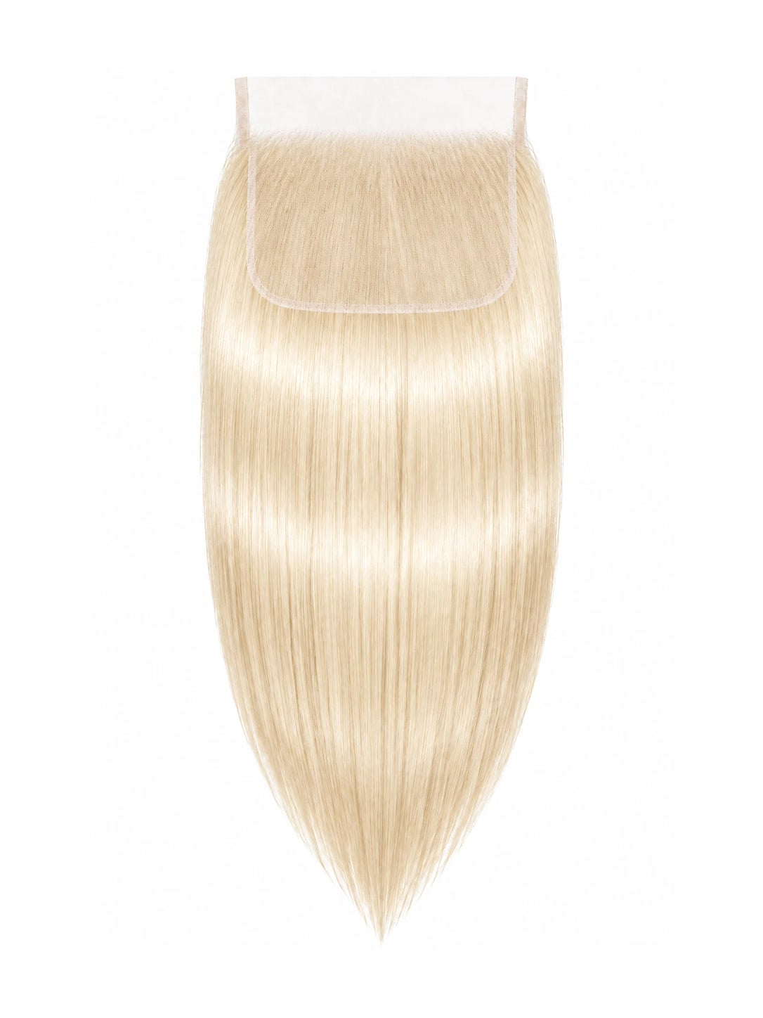 Blonde Straight Closures — lace view