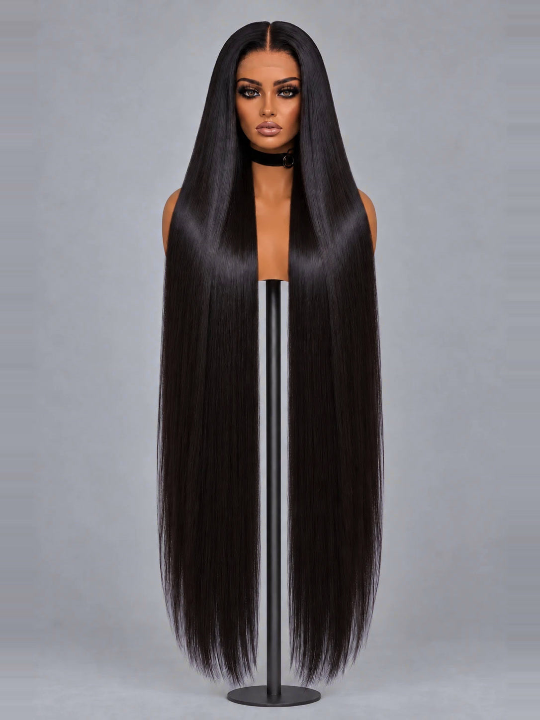 St. Tropez long straight wig, front view